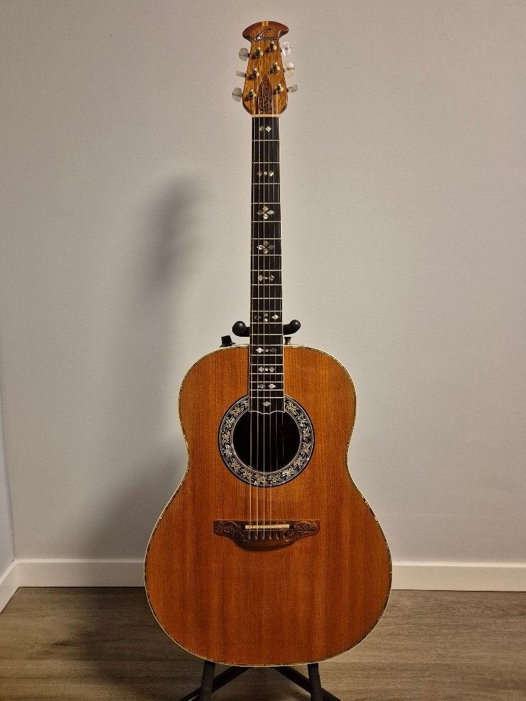 1976 Ovation Custom Legend 1619-4, Ophalen, Zo goed als nieuw, Western- of Steelstringgitaar, Met koffer