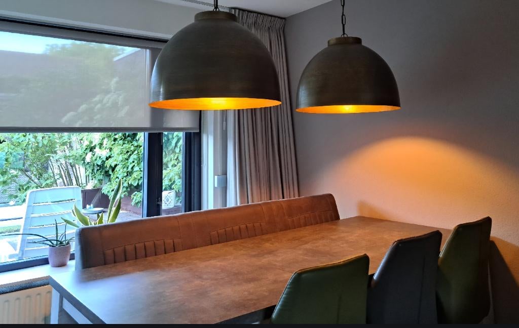 Eettafel, Huis en Inrichting, Tafels | Eettafels, Ophalen, Gebruikt, 200 cm of meer, 50 tot 100 cm