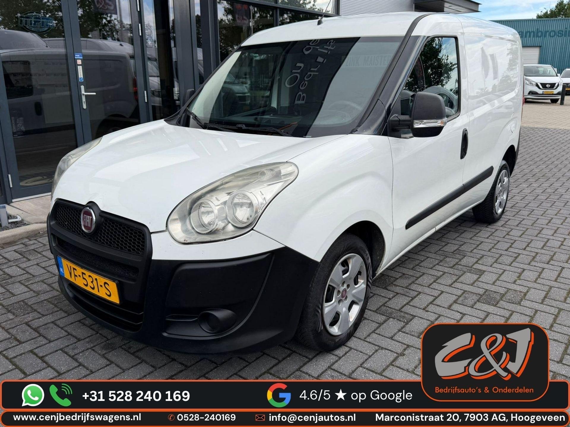 Fiat Doblò Cargo 1.3 MultiJet Actual airco l BTW, Lemelerbergweg 12
1101AJ  Amsterdam, NL, Overige carrosserieën, Wit, Customercare.nl@stellantis.com