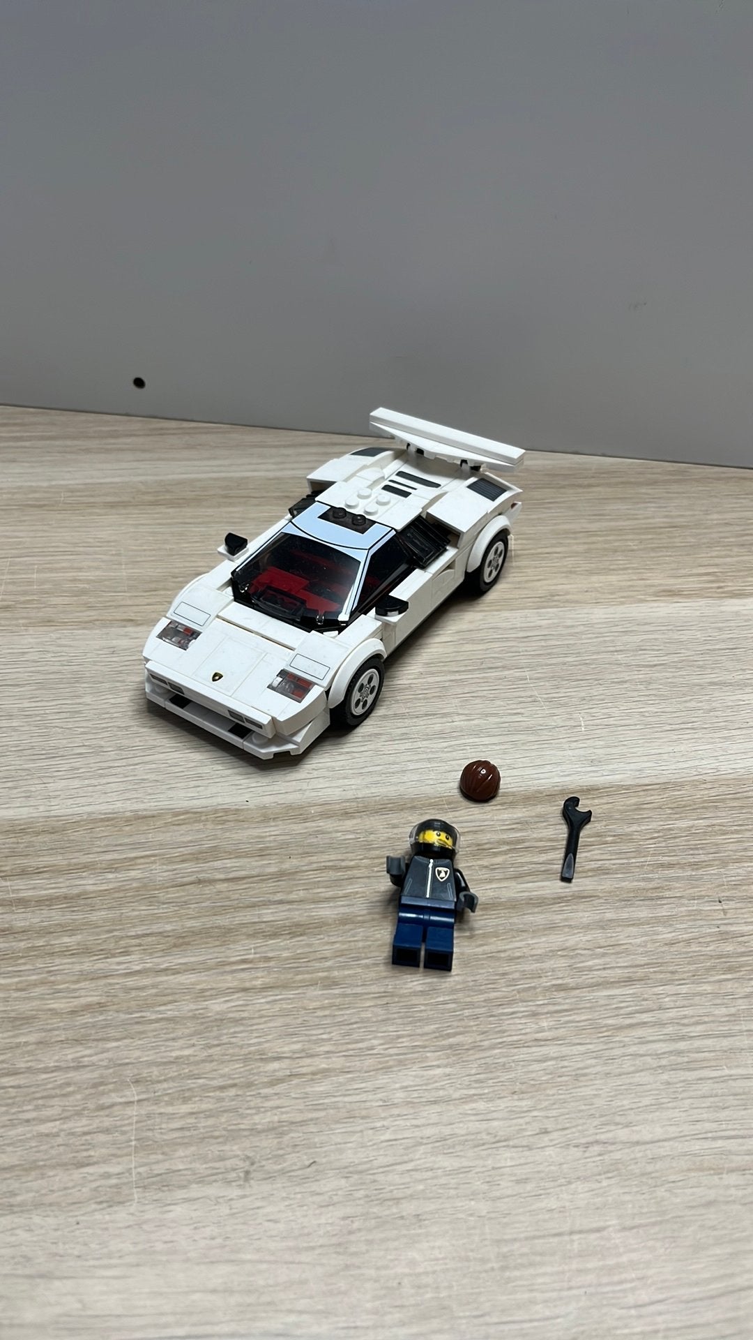 Lego speed champions 76908 Lamborghini Countach, Gebruikt, Lego, Complete set, Compleet
