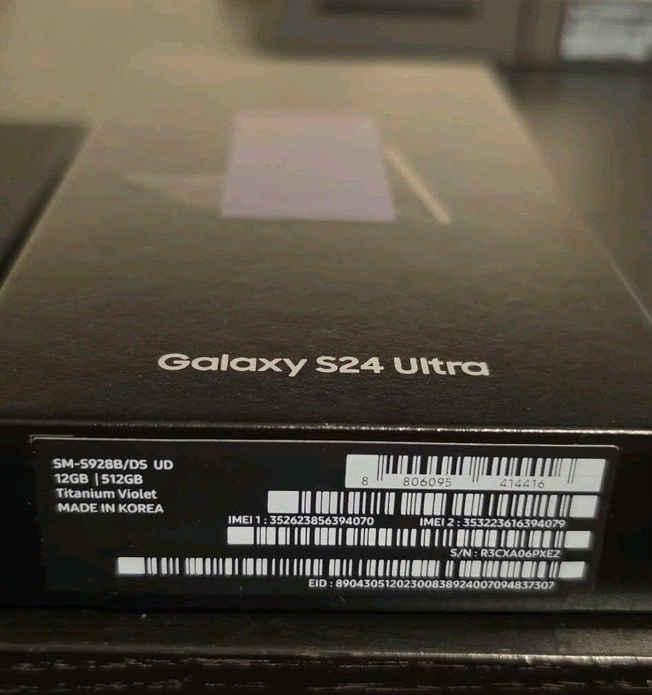 Foto 7 van Samsung S24 Ultra Violet 512GB Nieuwstaat