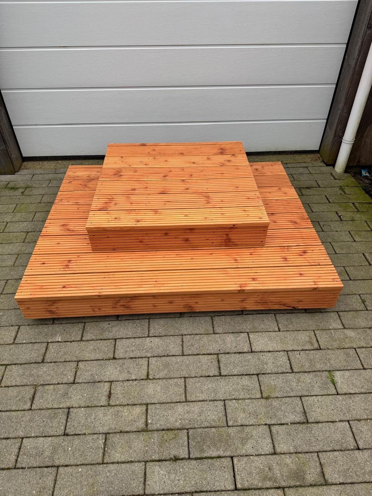 prachtige Douglashouten chalet opstap, voor vele doeleinden, Ophalen of Verzenden, Hout