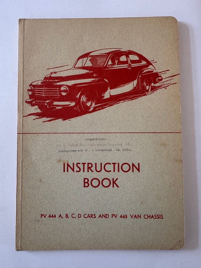 Instructieboekje oldtimer Volvo PV444 A B C D E + PV445 GB, Auto diversen, Handleidingen en Instructieboekjes, Ophalen of Verzenden