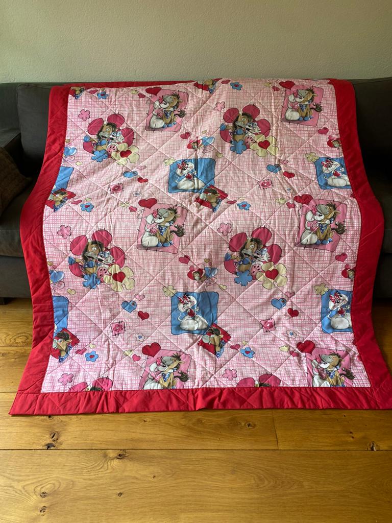 Mooie Diddl sprei voor meisjesbed 180x140, Ophalen of Verzenden, Zo goed als nieuw, Deken