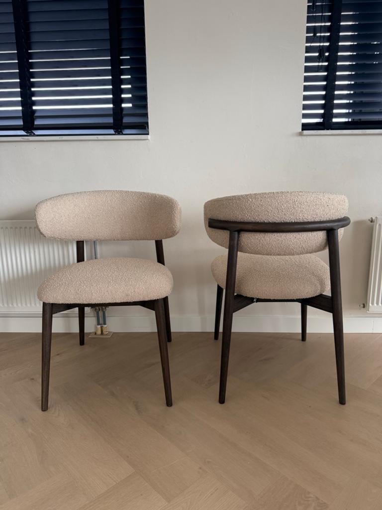 4 Goossens Eetkamerstoel Diede ongebruikt!, Huis en Inrichting, Stoelen, Ophalen, Overige kleuren, Nieuw, Vier