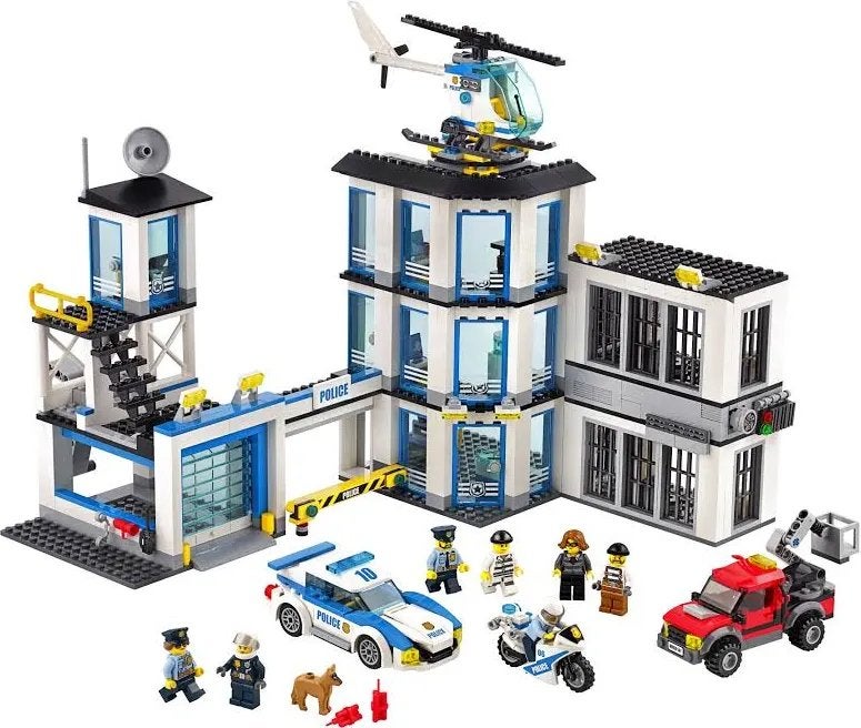 Lego city politiebureau 60141, Kinderen en Baby's, Speelgoed | Duplo en Lego, City, Lego, Ophalen of Verzenden, Zo goed als nieuw