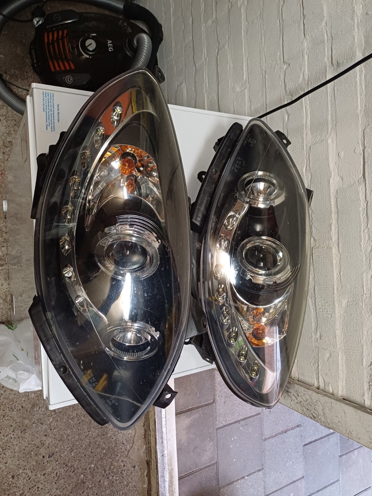 Koplampen Renault Twingo 2 (set), Auto-onderdelen, Ophalen, Gebruikt, Renault