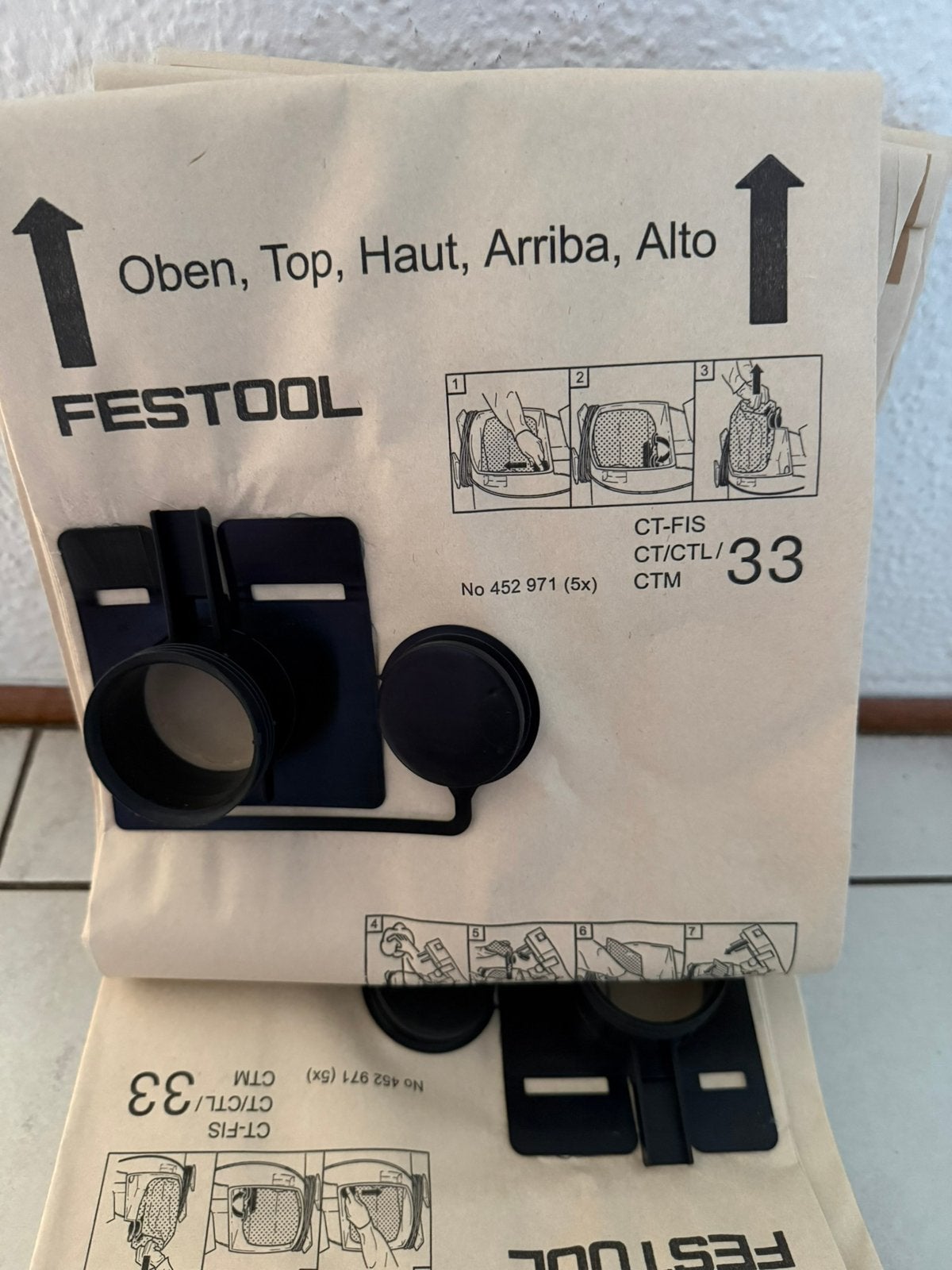 Festool 452971 FIS-CT/CTL/CTM 33/5 Filterzak voor CT 33, Ophalen, Zo goed als nieuw