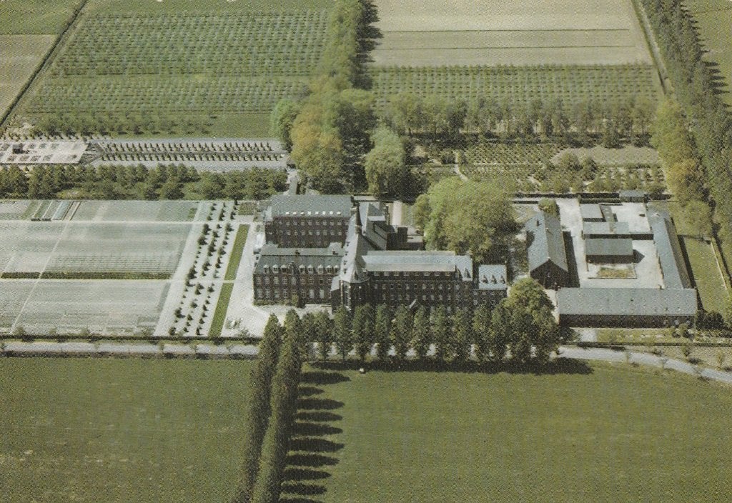 AARLE RIXTEL Missieklooster Heilig Bloed Luchtfoto, Verzenden, 1960 tot 1980, Ongelopen, Noord-Brabant