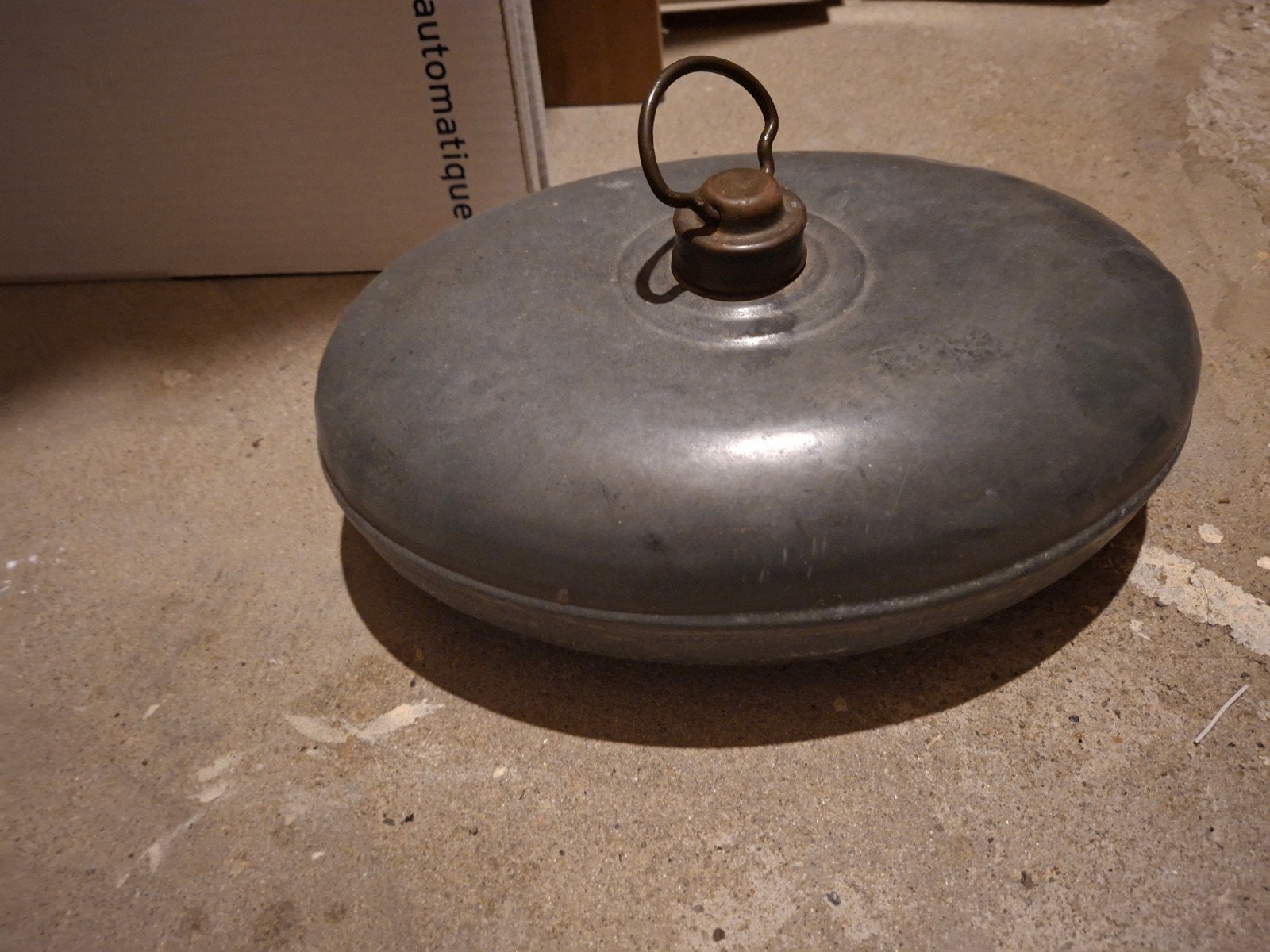 Vintage metalen kruik, Antiek en Kunst, Ophalen of Verzenden