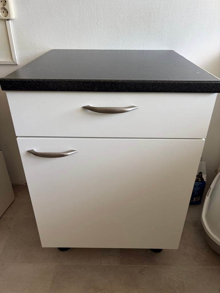 Gezocht: Bruynzeel onderkeuken kastjes, Ophalen, Gebruikt, Wit, 50 tot 100 cm