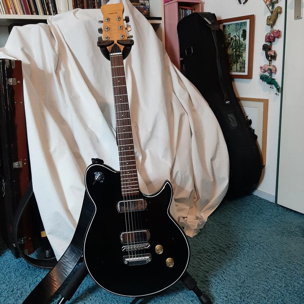 Framus Nashville ebony helemaal in orde, Ophalen of Verzenden, Gebruikt, Solid body, Overige merken