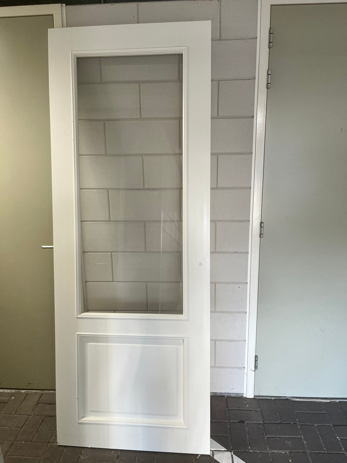 Svedex Binnendeur met Glas Wit | Luxe Paneeldeur, Ophalen, 215 cm of meer, Binnendeur, Glas