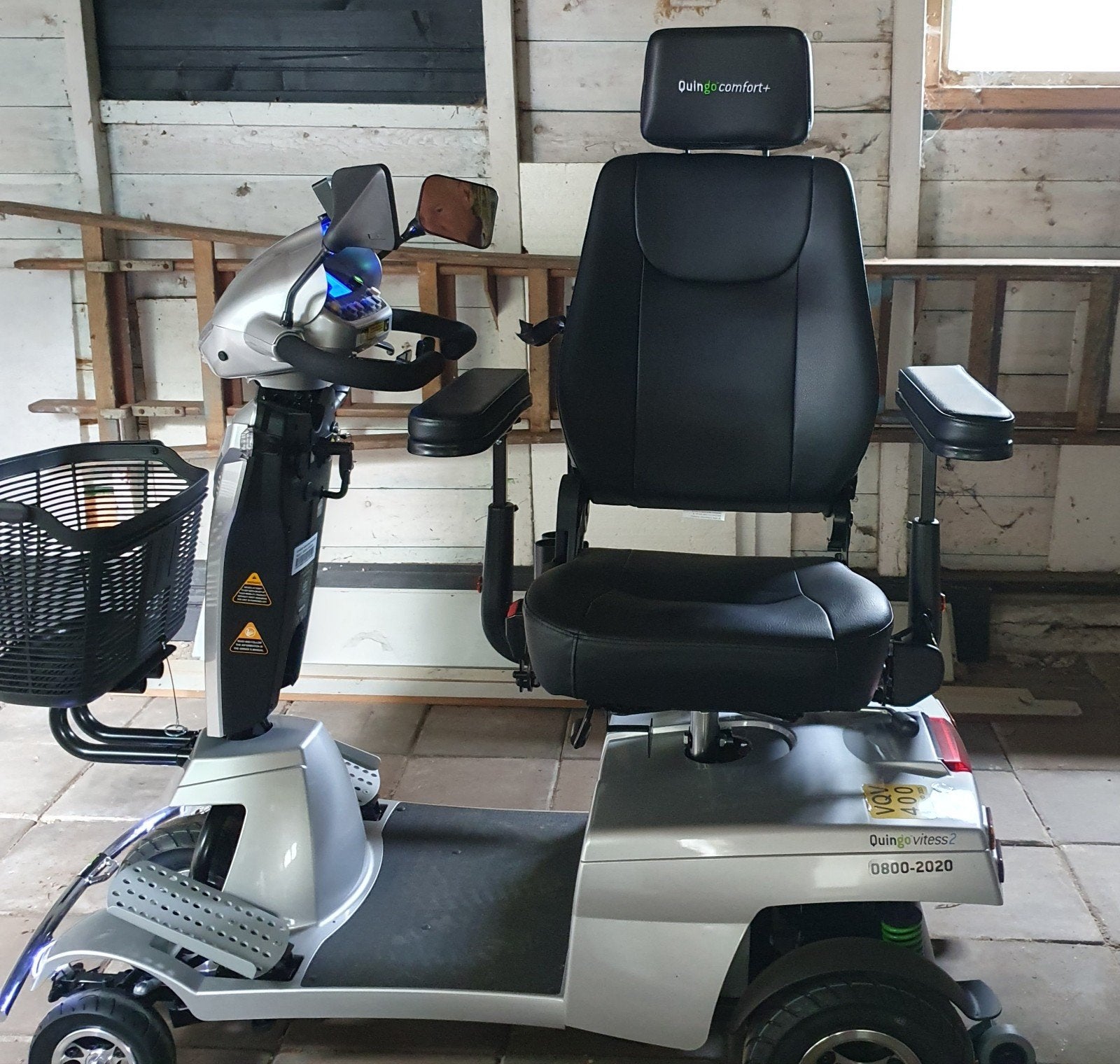Zo goed als nieuwe scootmobiel, de Quingo vitess 2, Ophalen, Nieuw, Quingo, 15 km of minder
