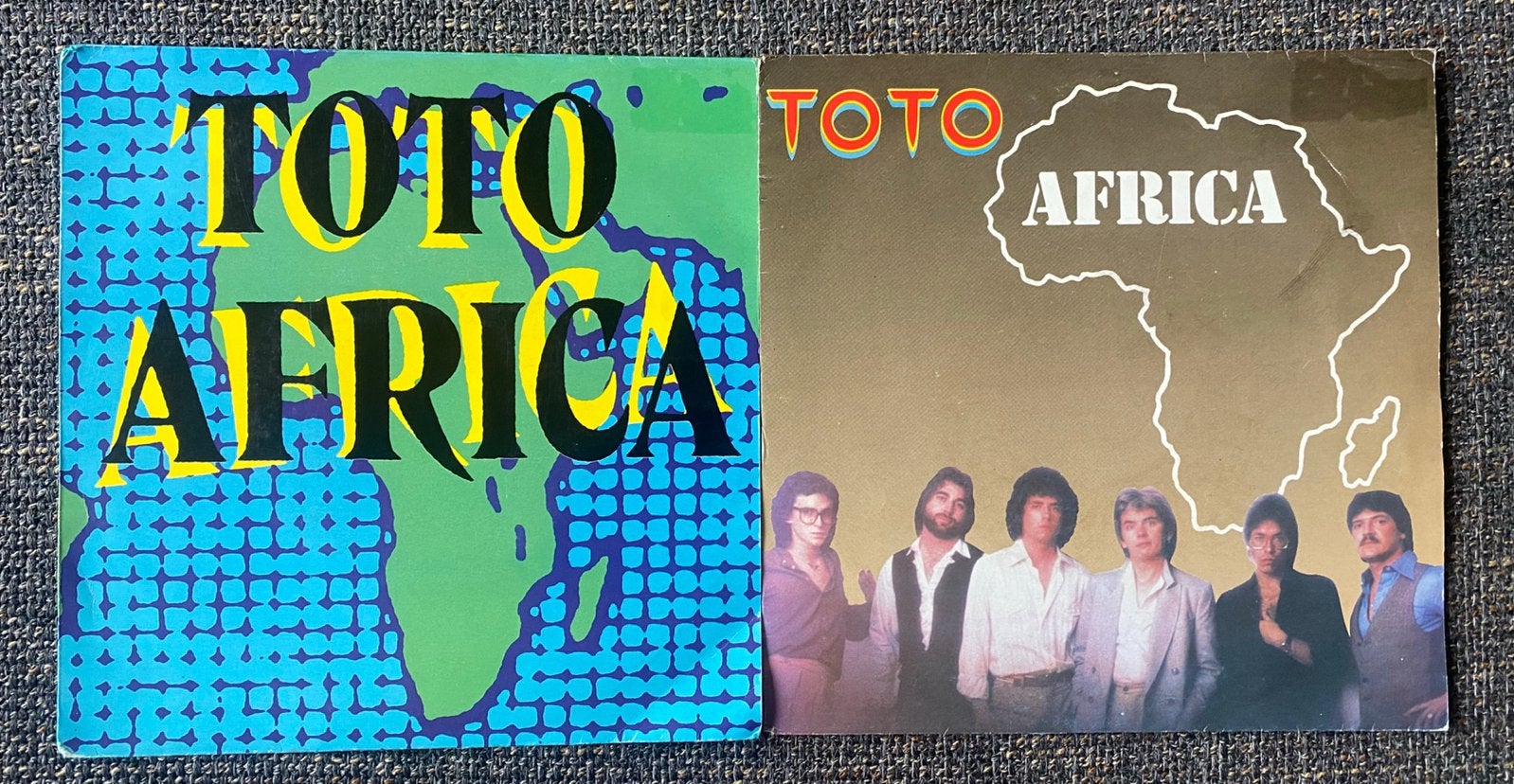 TOTO SINGLES Africa, Rosanna, Pamela, I’ll Supply The Love, Gebruikt, 7 inch, Pop, Single