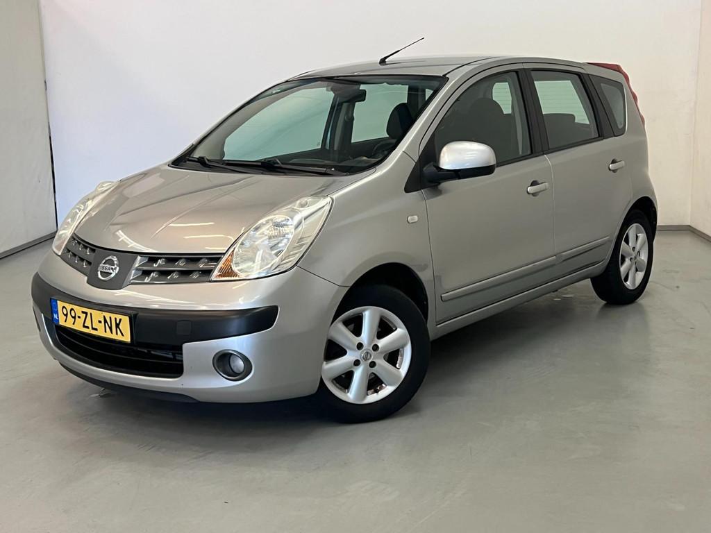 Nissan Note 1.6 Acenta / NL-auto / Clima / Trekhaak / Meenee, Voorwielaandrijving, Gebruikt, Zwart, 4 cilinders