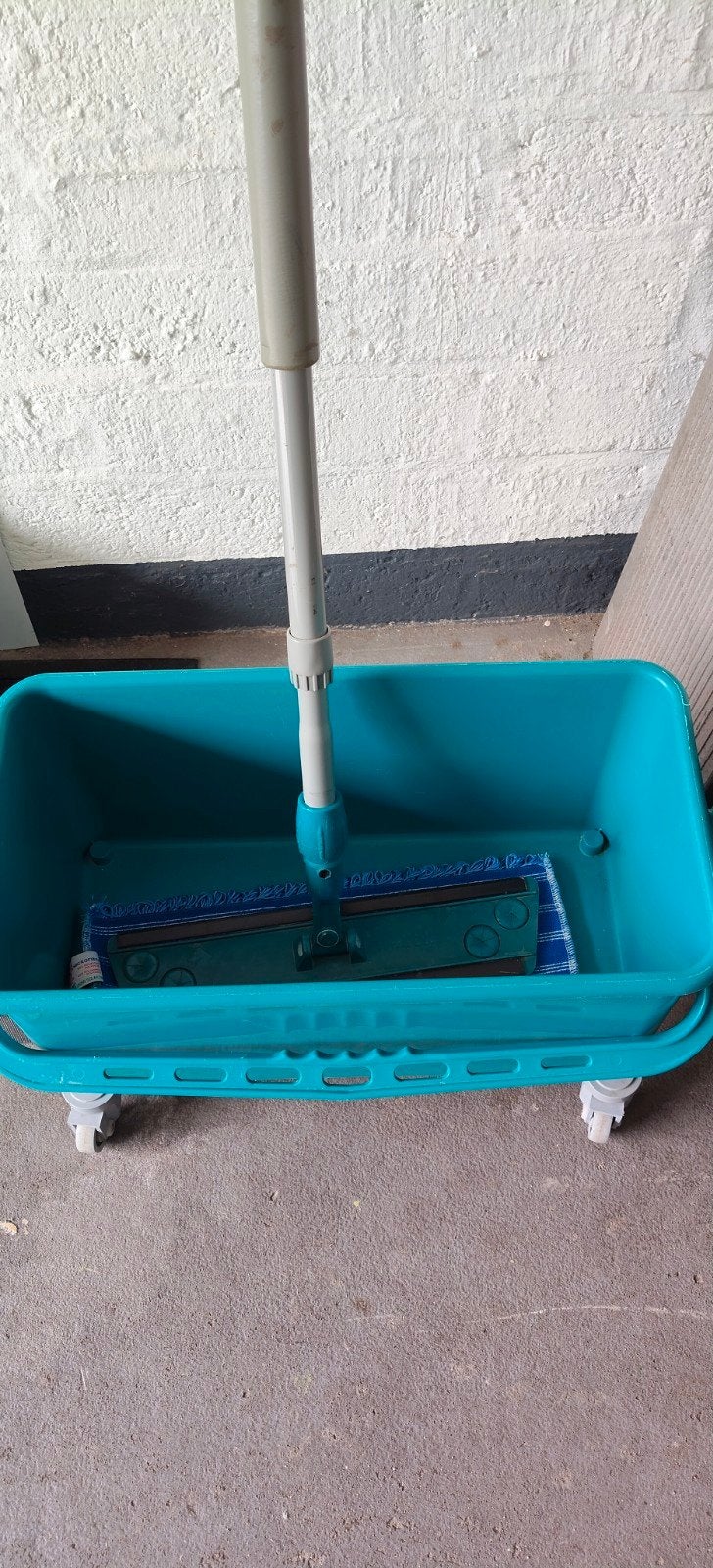 Vileda EasyWring & Clean Turbo Dweilsysteem met 3 Mops, Ophalen of Verzenden, Dweilemmer, -bak, of -wagen