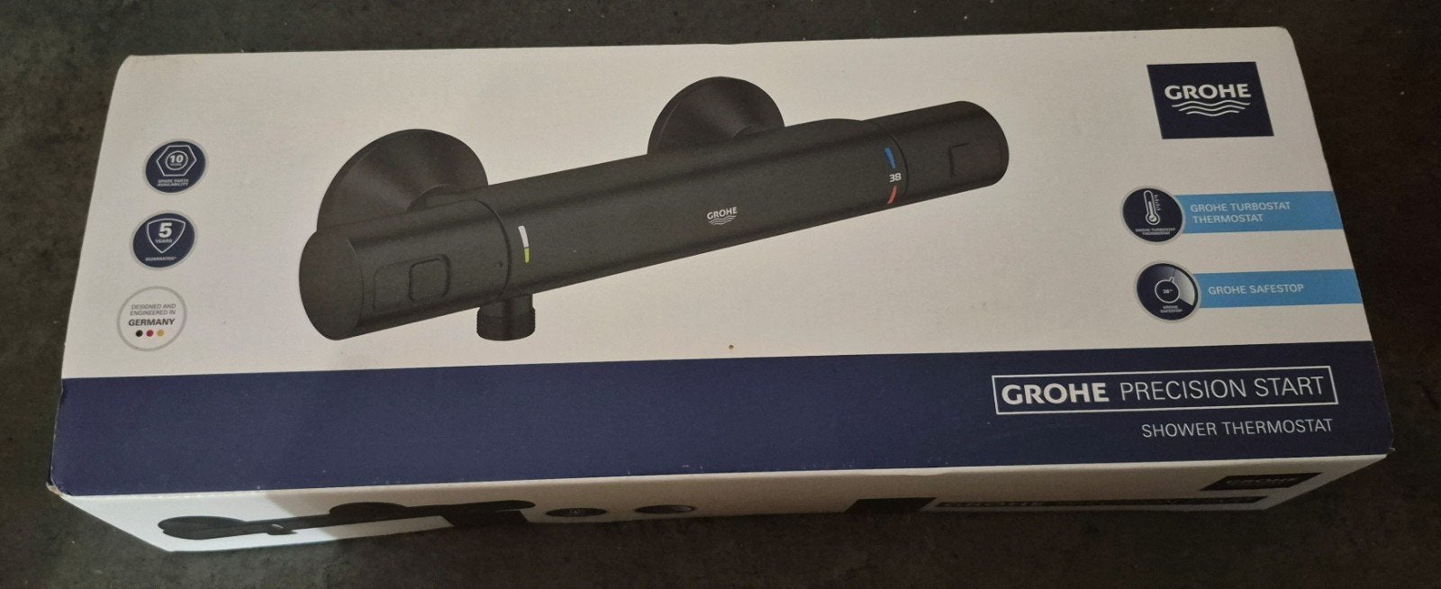 Grohe Douche Thermostaat Mengkraan mat zwart, Ophalen of Verzenden, Nieuw, Douche