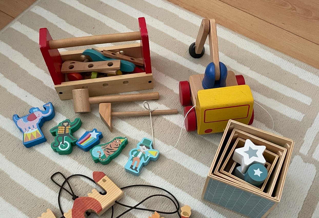 Houten speelgoed: mooi en top kwaliteit, Ophalen of Verzenden, Gebruikt, Overige typen