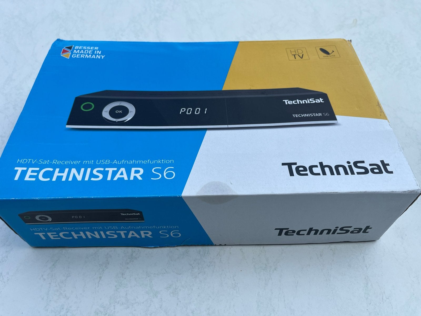 TechniSat TECHNISTAR S6 HDTV-Sat-Receiver met USB-opnamefunc, Ophalen of Verzenden, Zo goed als nieuw, Decoder