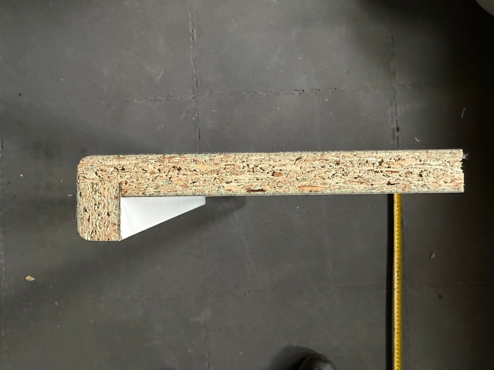 Reststuk overzet vensterbank, Zwart, Ophalen of Verzenden, Zo goed als nieuw, 5 cm of meer