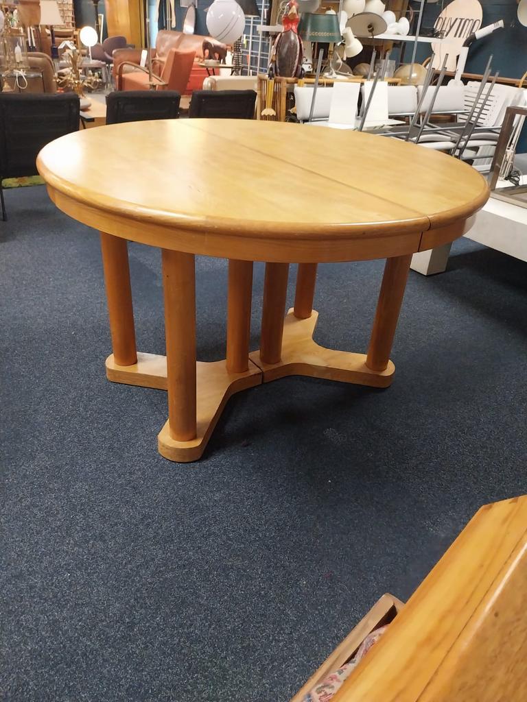 uitschuifbaret eettafel, Ophalen, Rechthoekig, Eikenhout, 100 tot 150 cm