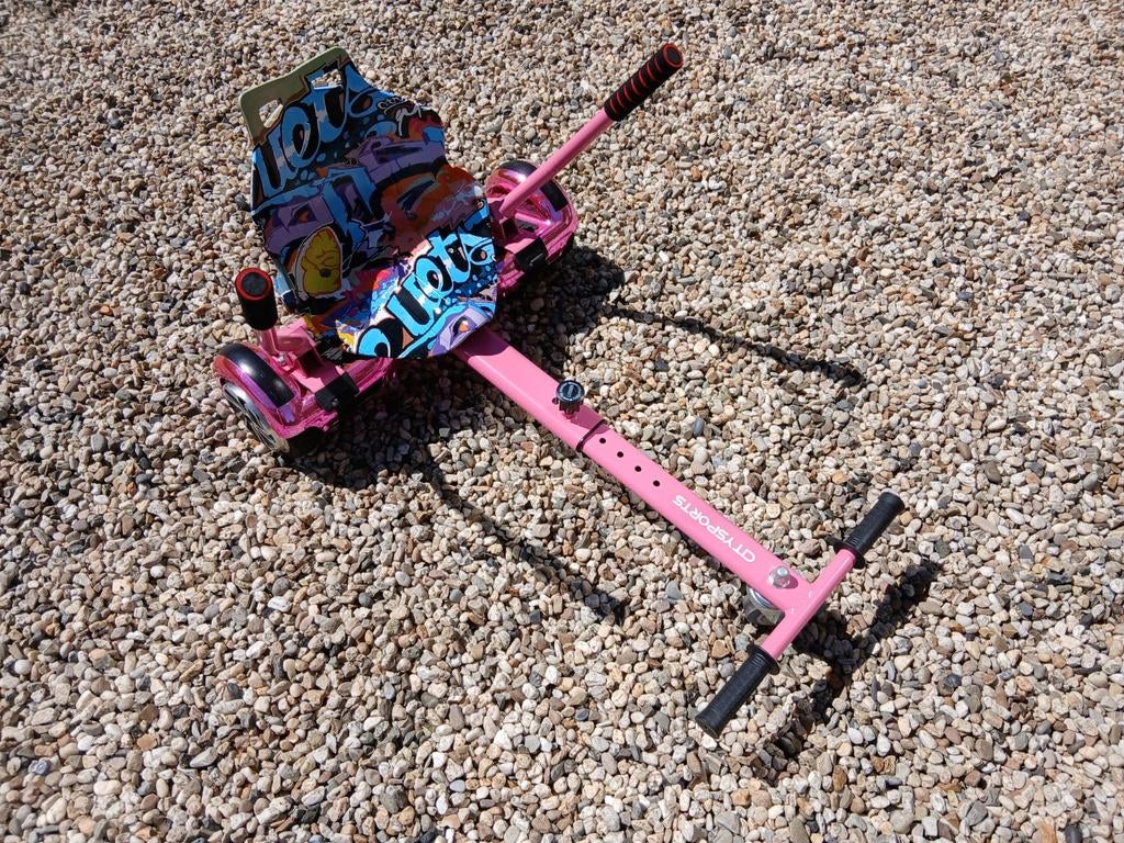 Hoover board met kart, Ophalen, Gebruikt