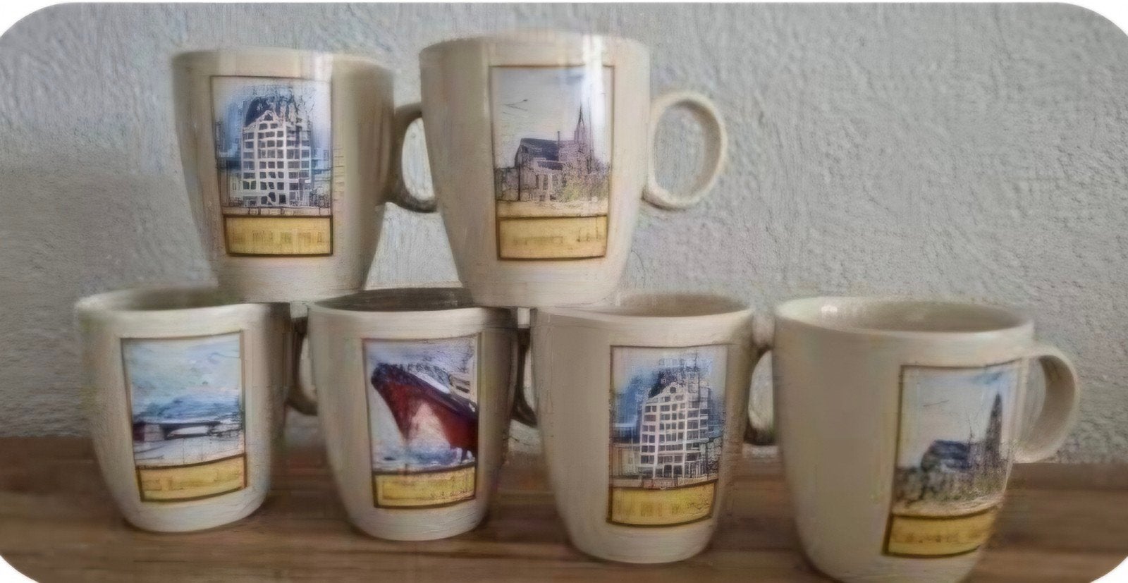 GEVRAAGD: Nijmegen-mokjes C1000/Jumbo, Huis en Inrichting, Keuken | Servies, Ophalen of Verzenden, Overige stijlen, Kop(pen) en/of Schotel(s)