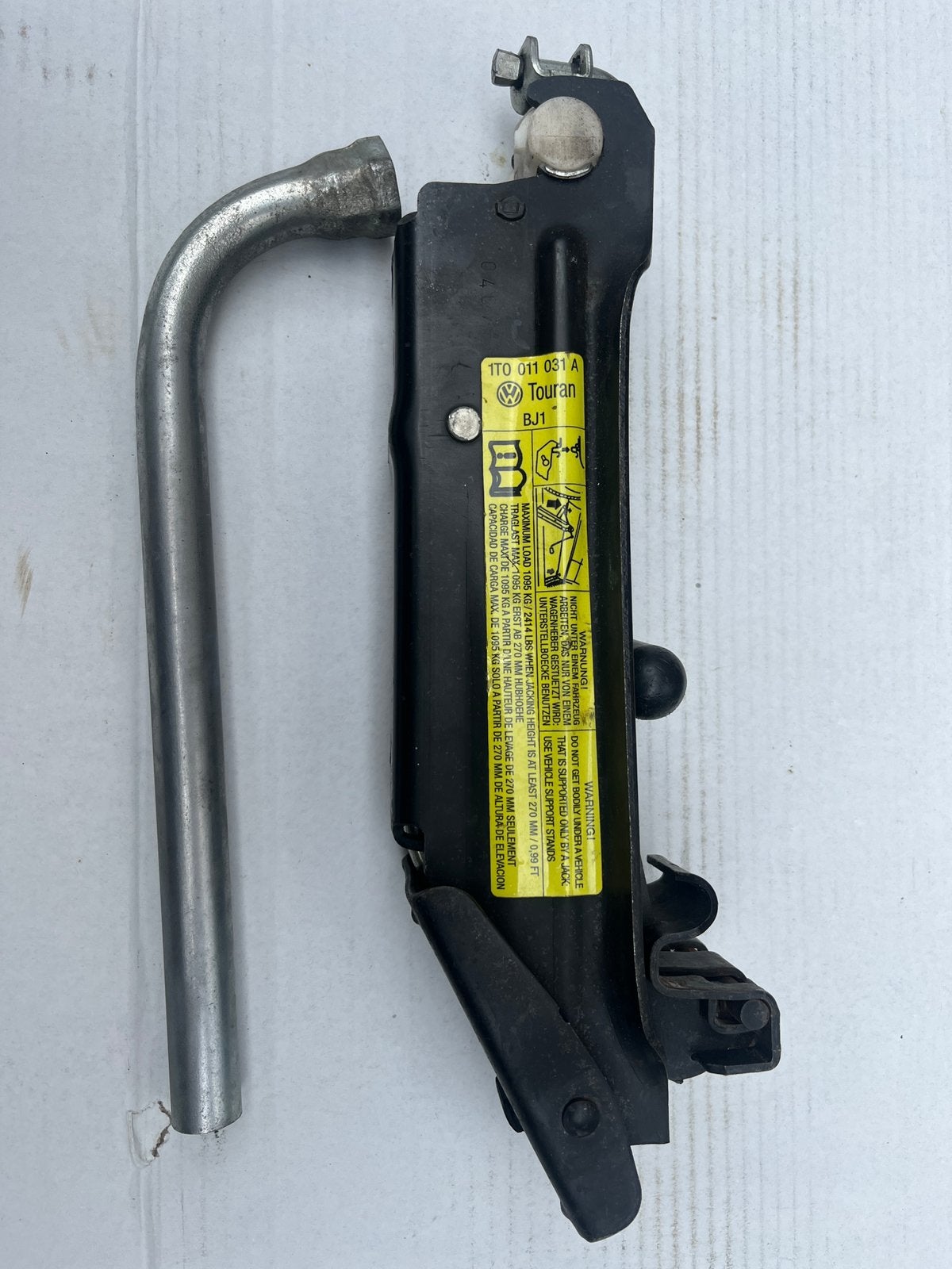 Volkswagen krik Touran, Auto diversen, Krikken, Ophalen of Verzenden, Zo goed als nieuw, Manueel, Schaarkrik