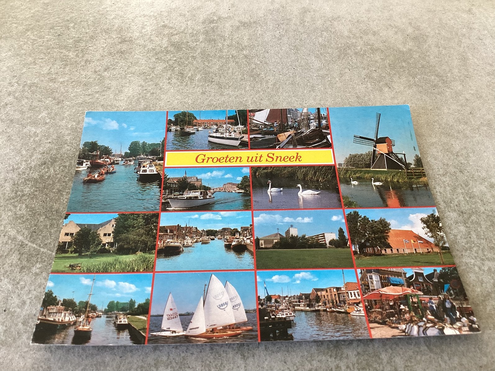 Sneek       Groeten uit 1985, Ophalen of Verzenden, 1980 tot heden, Friesland