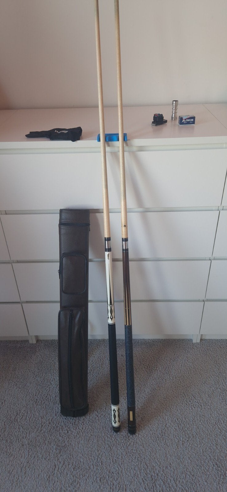 Pool- en Break/Jump Keu Set (Buffalo & Komodo), Ophalen of Verzenden, Zo goed als nieuw, Keu of Ballen