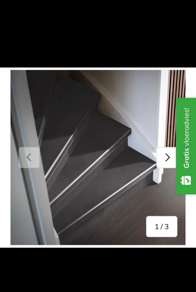 PVC Traprenovatie set met aluminium trapprofielen, Ophalen, Nieuw, Trap, Minder dan 2 meter