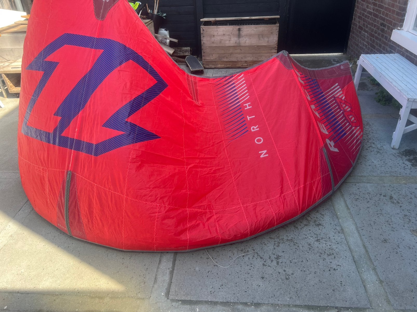 North Reach 2022 7 meter €180,- !!!!, Watersport en Boten, Gebruikt, Geen board, Ophalen of Verzenden, Kite