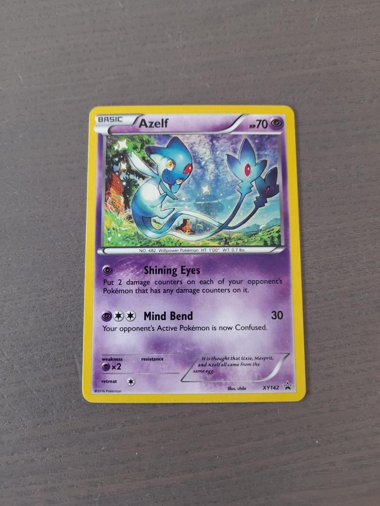 Promo xy142 azelf holo, Ophalen of Verzenden, Gebruikt, Losse kaart, Foil