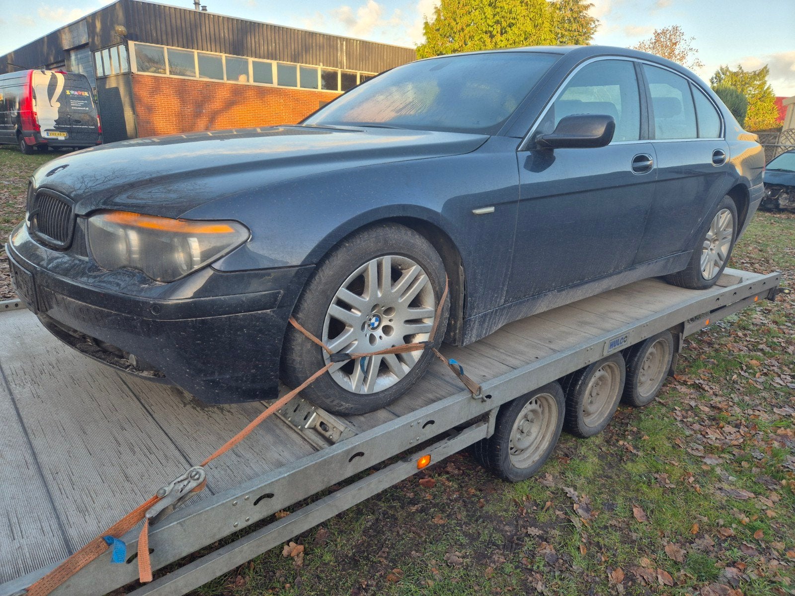 ALLEEN ONDERDELEN BMW 735I E65 N62B36A toledoblau, Ophalen of Verzenden, Gebruikt, BMW