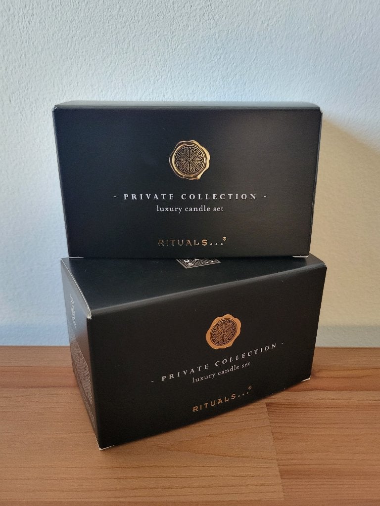 Rituals Private Collection Luxery Scented Candle Set - Nieuw, Meerkleurig, Nieuw, Ophalen of Verzenden, Glas