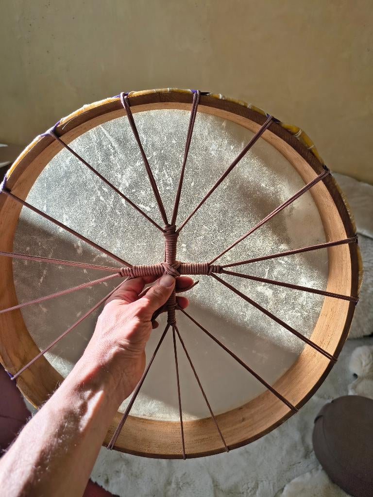 shamaan sjamaan drum frame drum sahara-geit, Muziek en Instrumenten, Percussie, Zo goed als nieuw, Trommel, Ophalen of Verzenden