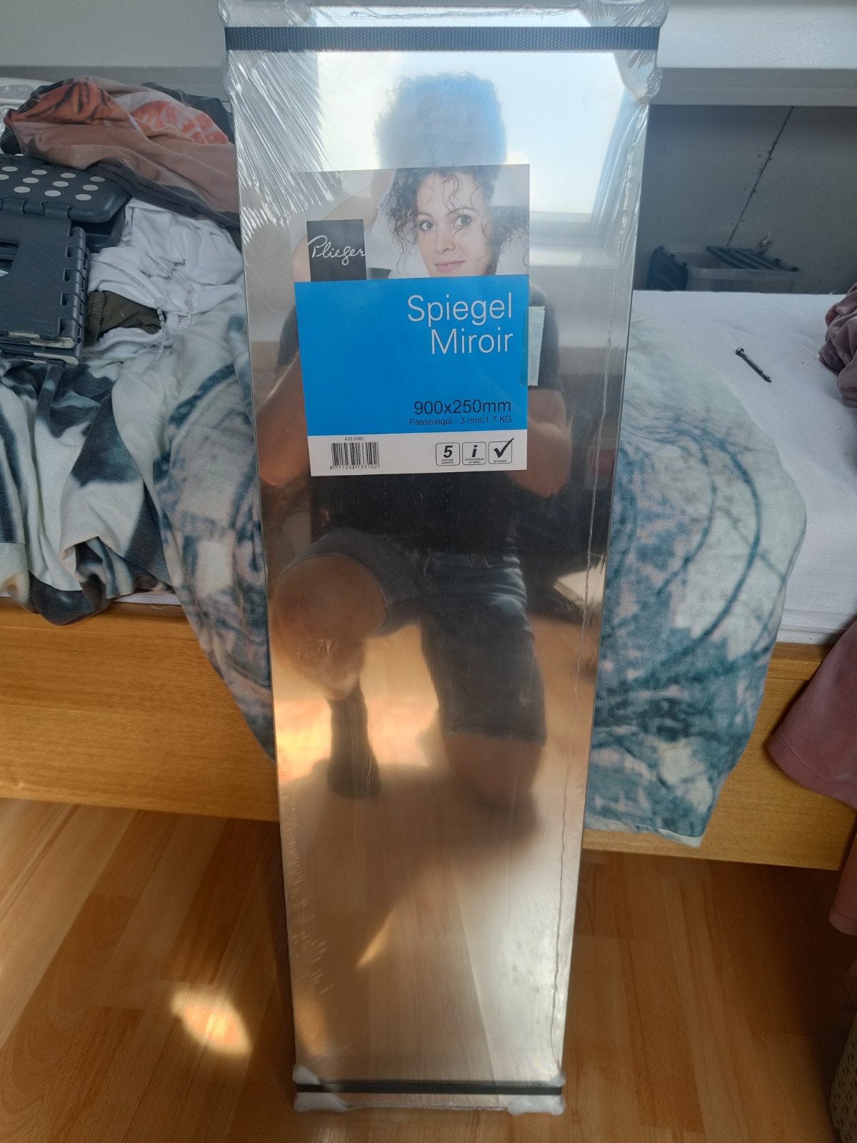 Nieuwe Spiegel 90x25cm - Perfect voor elke kamer, Ophalen, Minder dan 50 cm, Nieuw, Minder dan 100 cm