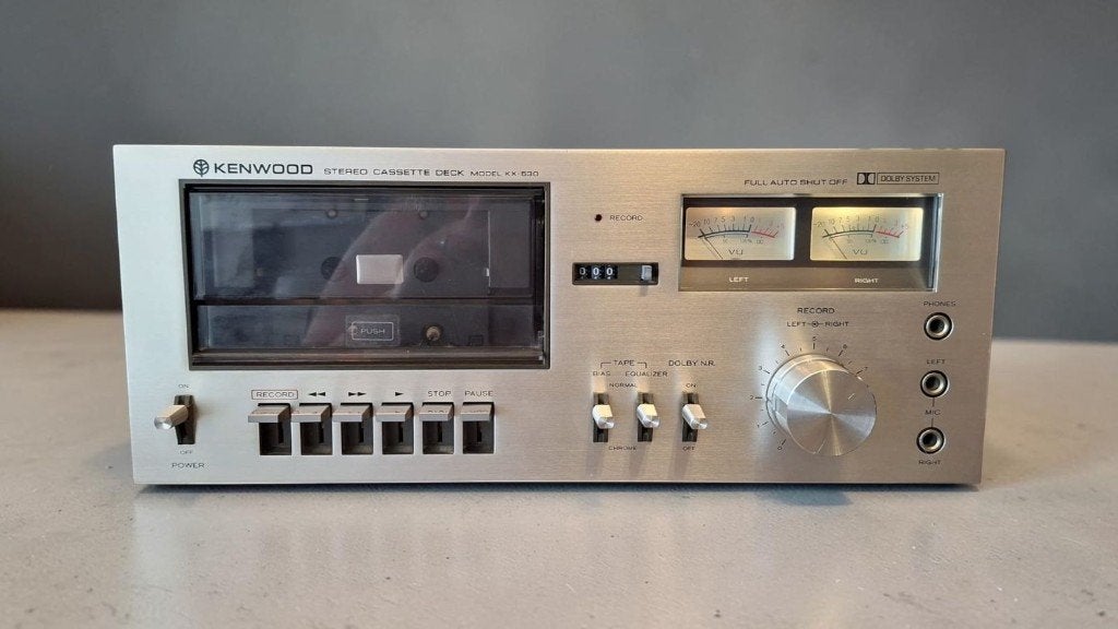 Kenwood KX-530 • Vintage Cassettedeck • Japanse Topkwaliteit, Tape counter, Ophalen of Verzenden, De Kempen 18 • 6021PZ • Budel
