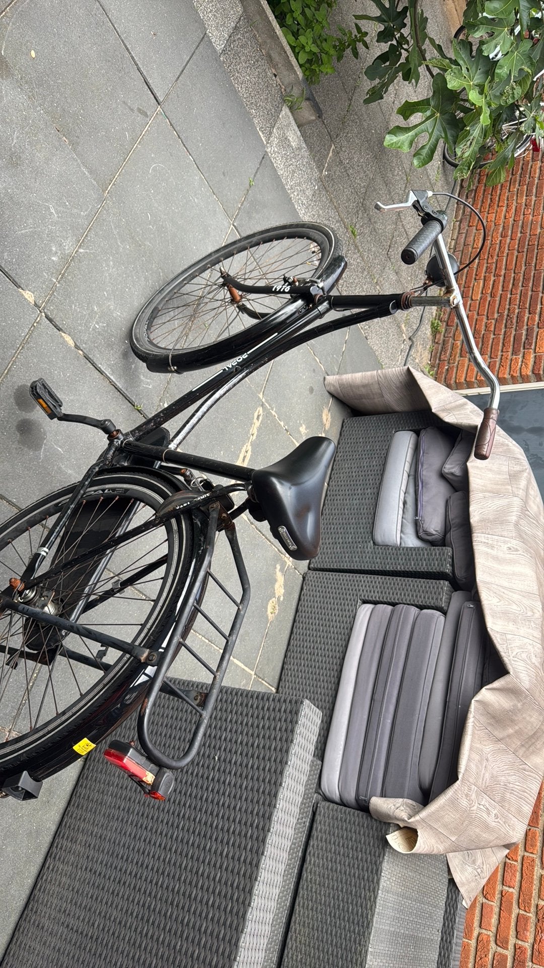 Popal fiets, Ophalen, Gebruikt