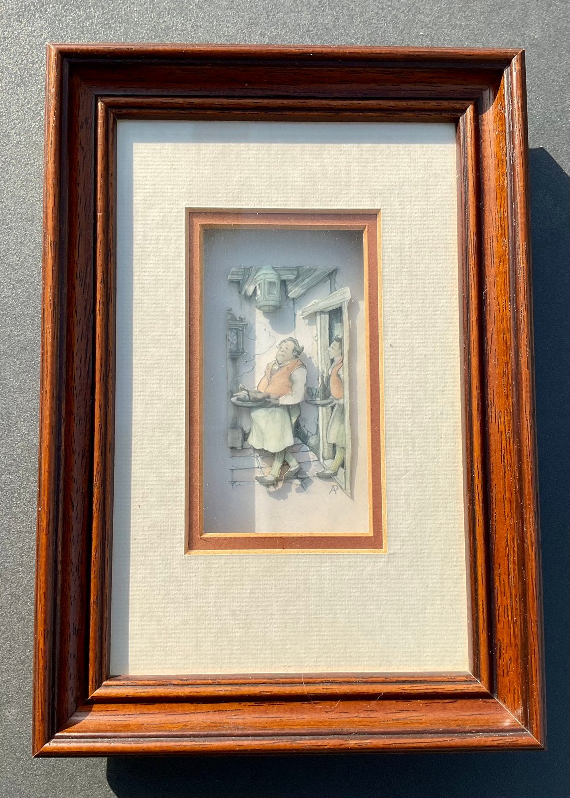 Lijst met Anton Pieck tadereel (origineel), Antiek en Kunst, Kunst | Schilderijen | Klassiek, Nederlandse school, Origineel werk