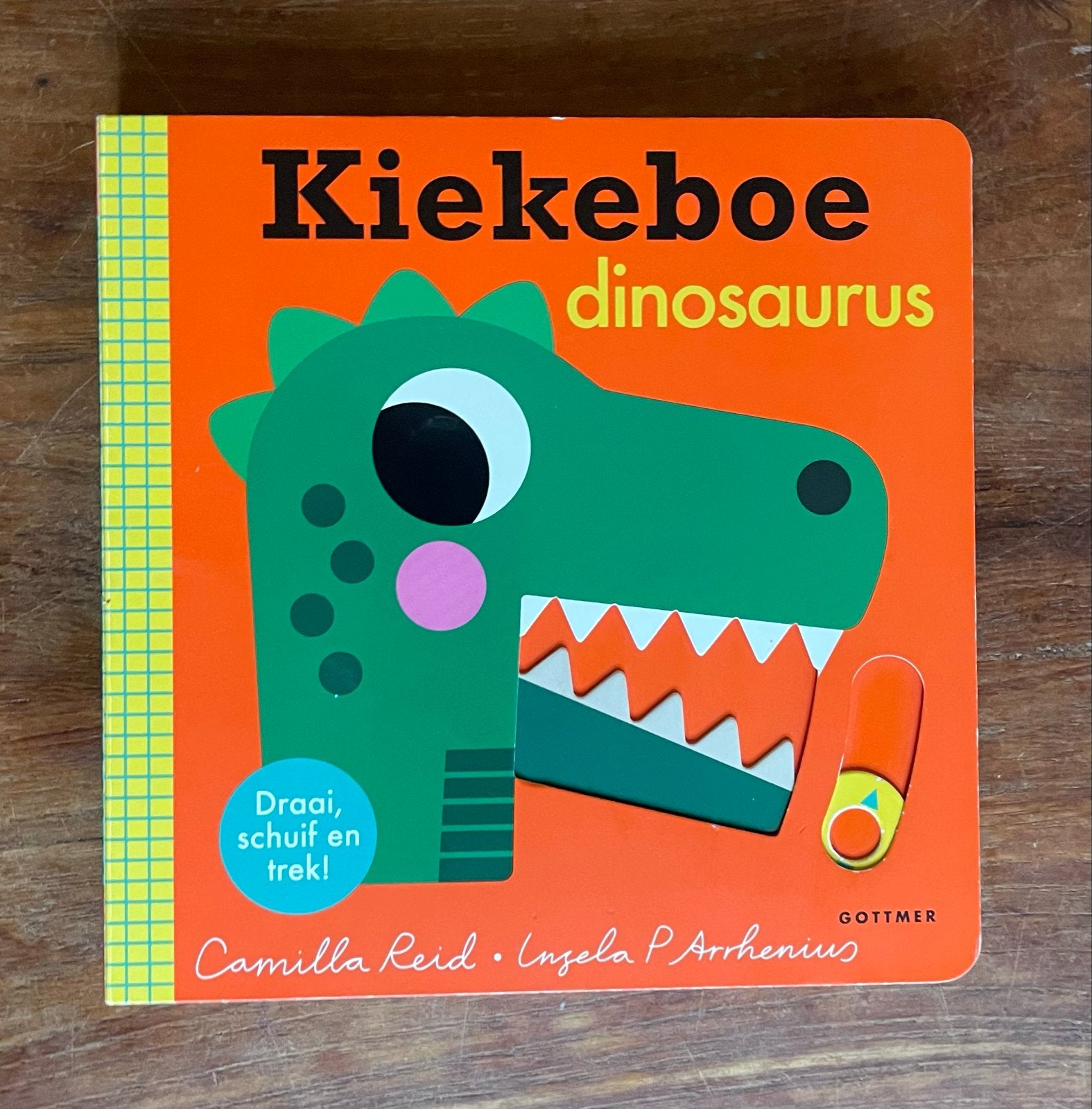 Kiekeboe Dinosaurus - Nieuw interactief kinderboek, Boeken, Ophalen of Verzenden, Nieuw, Uitklap-, Voel- of Ontdekboek