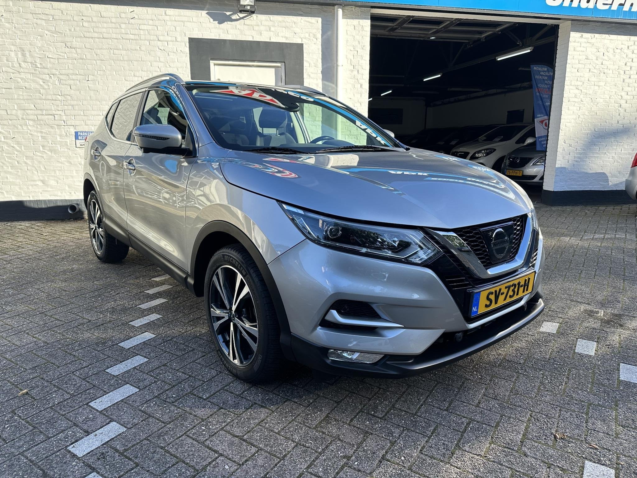 Nissan Qashqai 1.2 Tekna /nieuwe apk/CC/ camera/Lm velgen/Al, Auto's, Voorwielaandrijving, Gebruikt, Euro 6, 4 cilinders