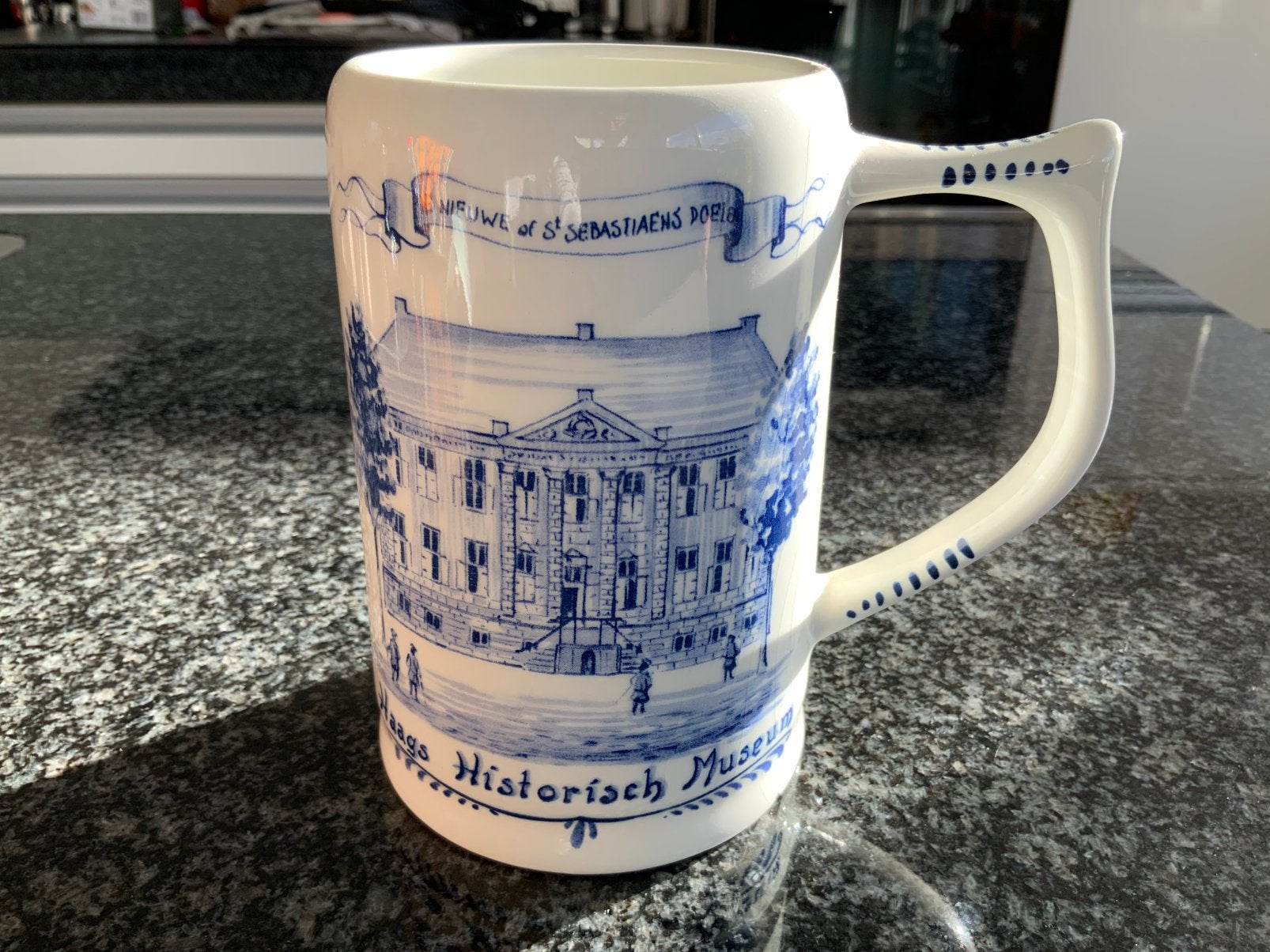 Delftsblauwe pull.Ter ere van het Haags museum., Ophalen of Verzenden