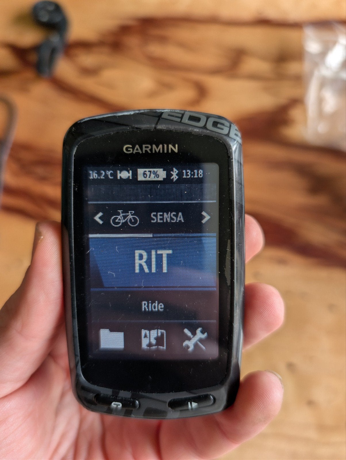 Garmin Edge 810 met GSC 10 sensor en toebehoren, Ophalen, Draadloos, Gebruikt