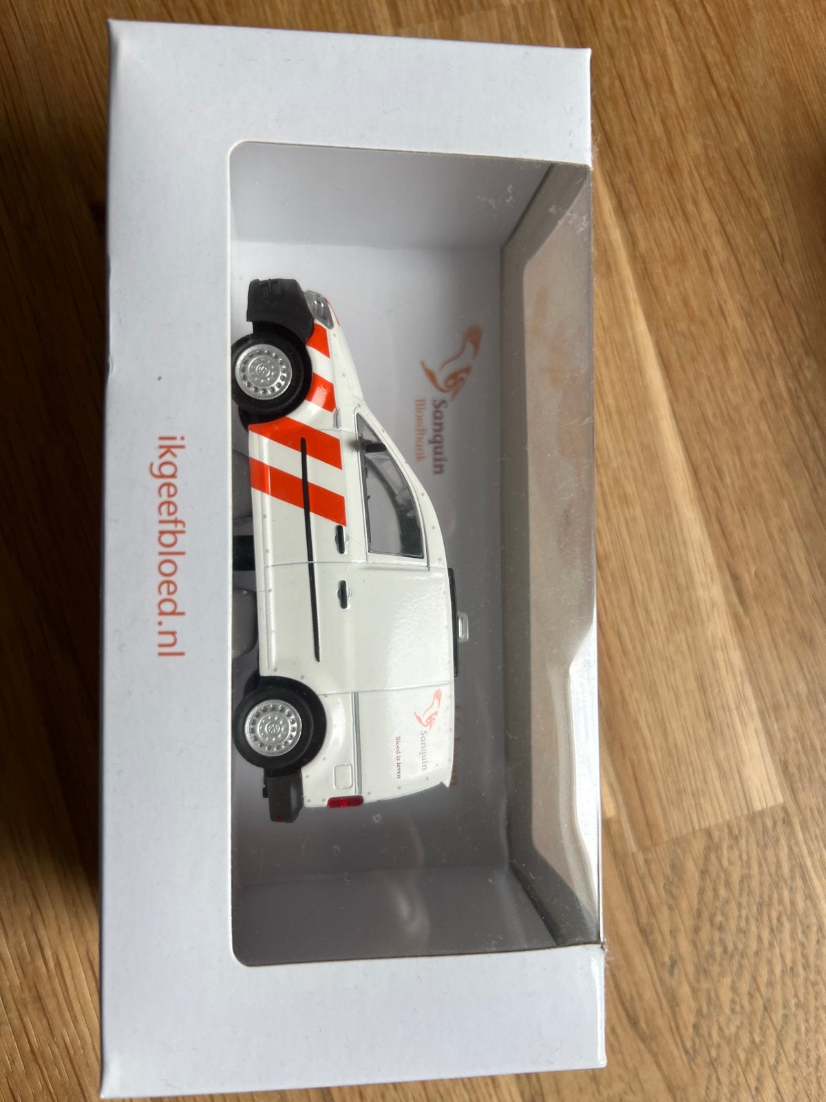 Tematoys Sangulin Bloedbank busje modelauto, Overige merken, 1:50 of kleiner, Overige typen, Nieuw