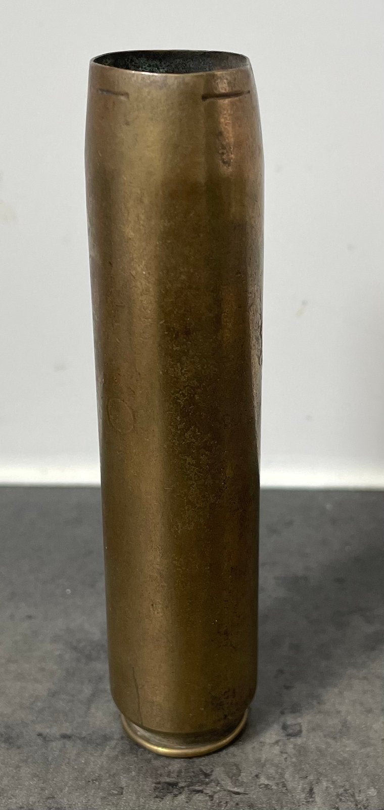 Britse 20 mm Oerlikon huls 1944, Ophalen of Verzenden, Engeland, Hulzen of Bodemvondsten