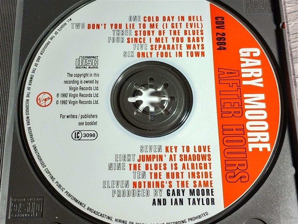 Gary Moore - After Hours, Ophalen of Verzenden, Zo goed als nieuw, Jazz