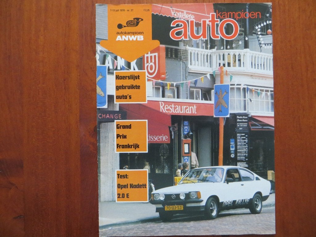 Autokampioen 27 1978 Opel Kadett Rallye 2.0 E, Grote Prijs, Ophalen of Verzenden, Nieuw, Opel