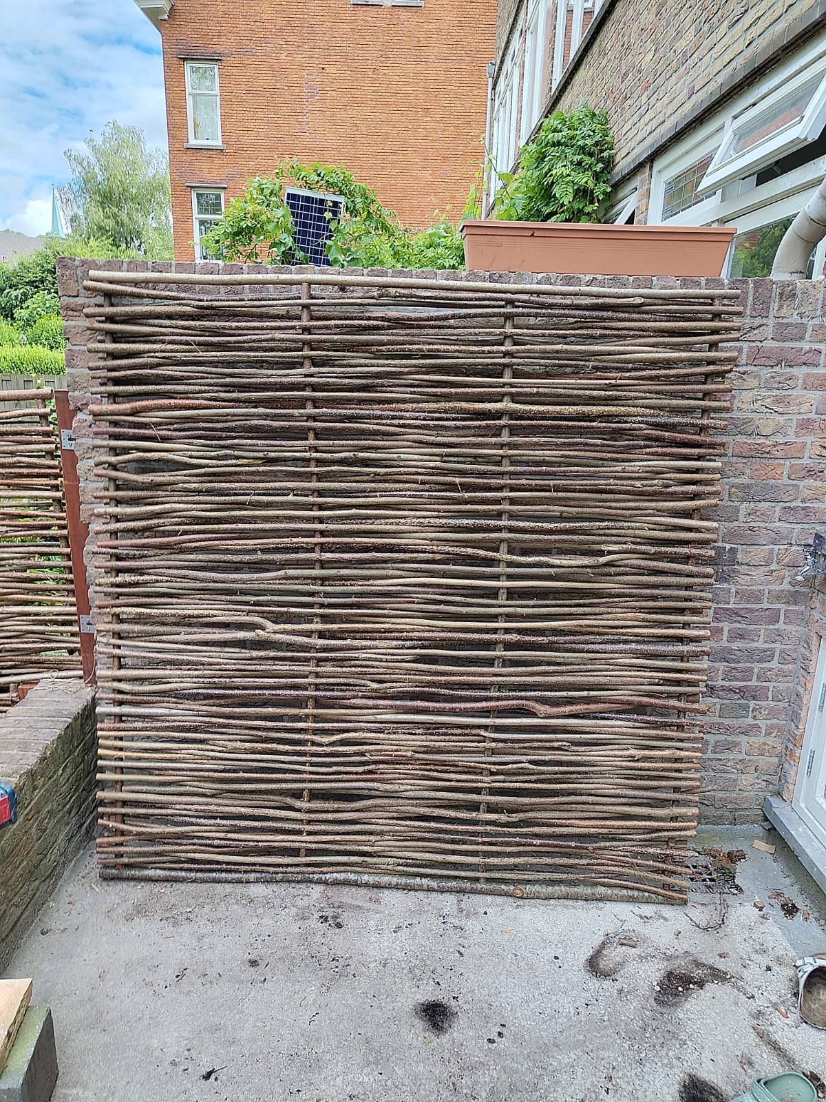 Hazelaar natuurschutting 1 deel, Tuin en Terras, Schuttingen, Ophalen, 1 tot 2 meter, Minder dan 3 meter, Nieuw